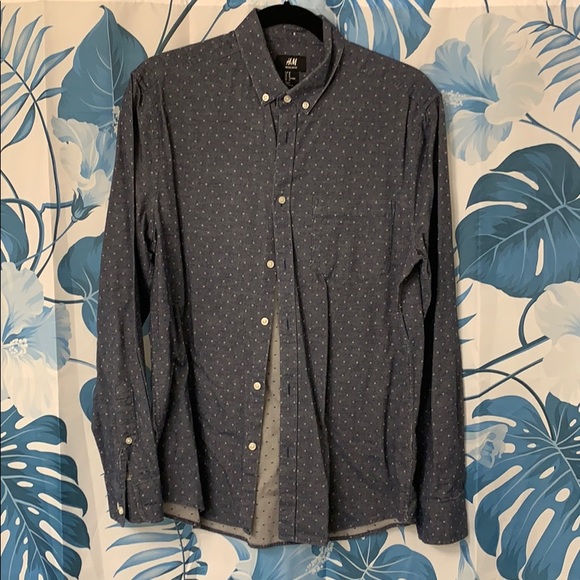 Men’s Medium H&M Long Sleeve Button-up - Picture 1 of 5